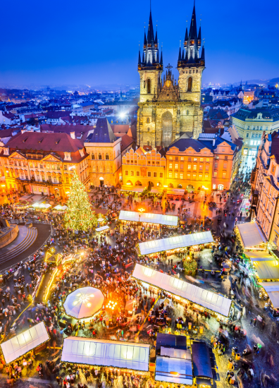 Praga y Budapest en avión